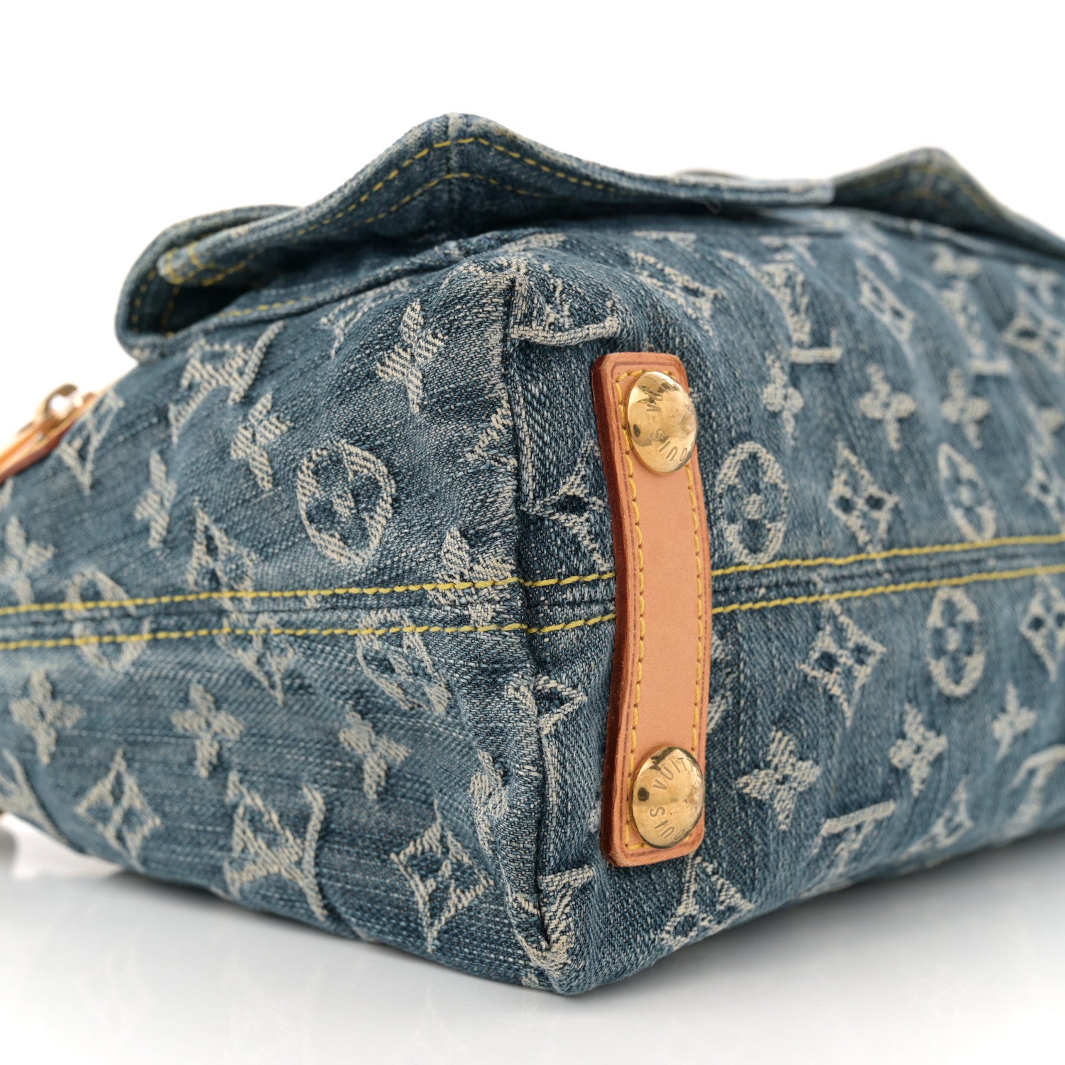 Louis Vuitton Monogram Denim Baggy PM Blue 8 of 9