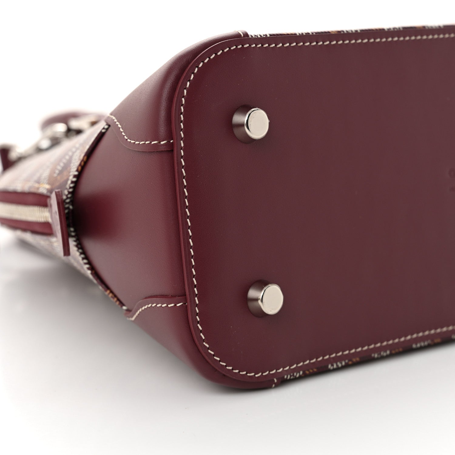 Goyard Goyardine Mini Vendome Burgundy 8 of 9