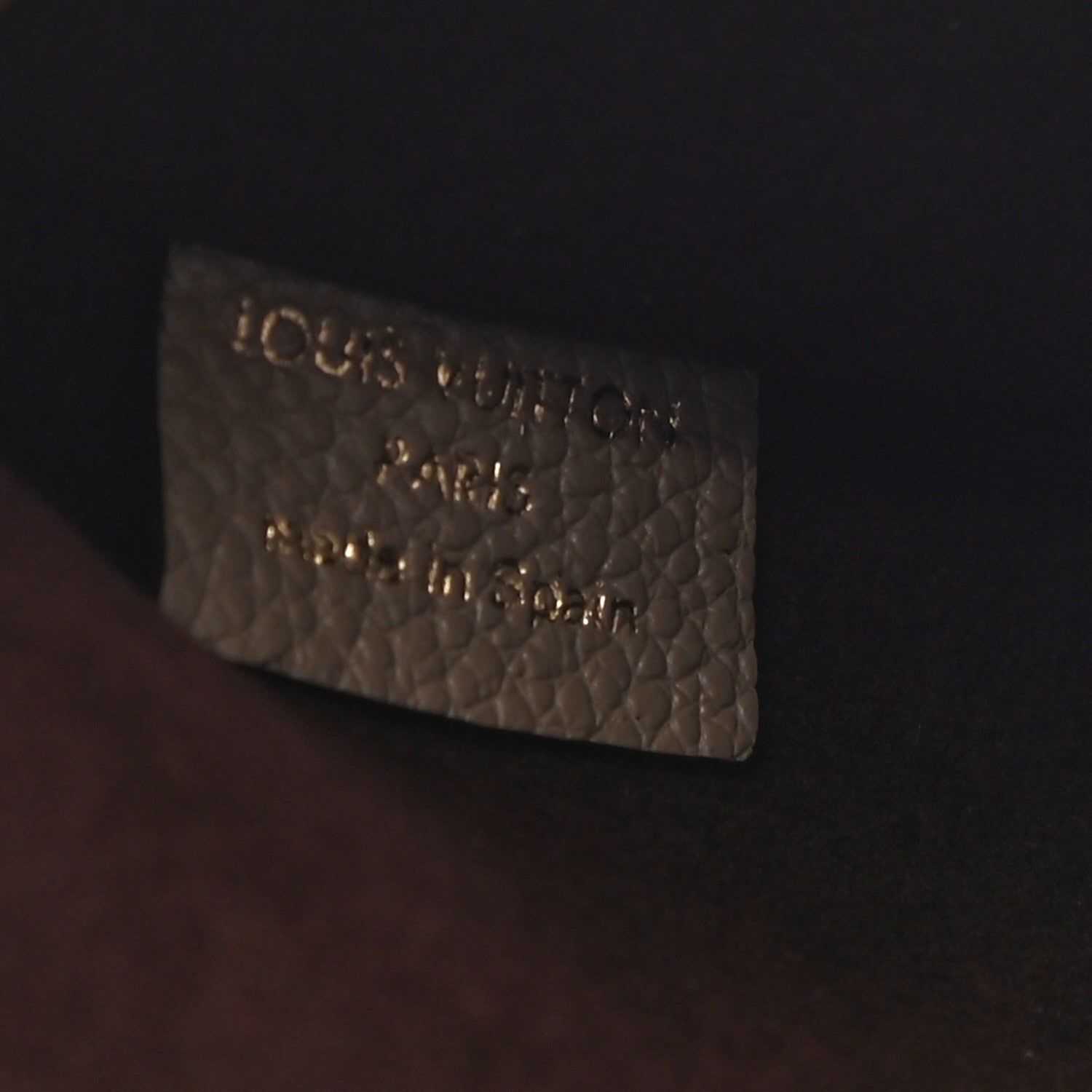 Louis Vuitton Empreinte Monogram Giant Neverfull MM Pochette Tourterelle 6 of 8