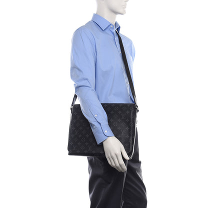 Louis Vuitton Monogram Eclipse District PM Black 2 of 9