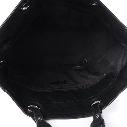 Chanel Coated Canvas Large Paris Biarritz Tote Black 5 of 9
