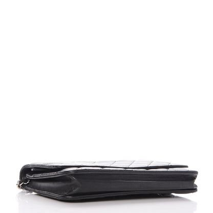 Chanel Lambskin Quilted Wallet On Chain WOC Black 12 of 19