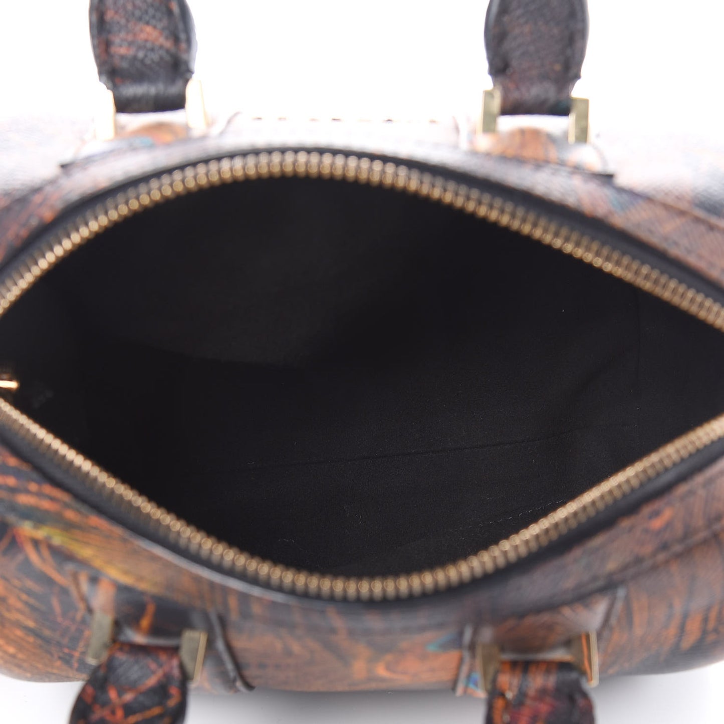 Calfskin Peacock Print Micro Lucrezia