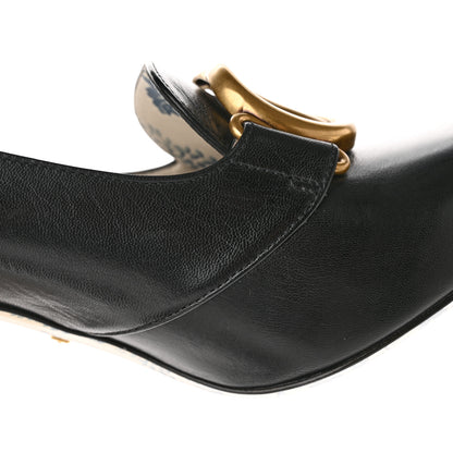 Gucci Malaga Kid GG Victoire 95mm Loafer Pumps 40 Black 9 of 12
