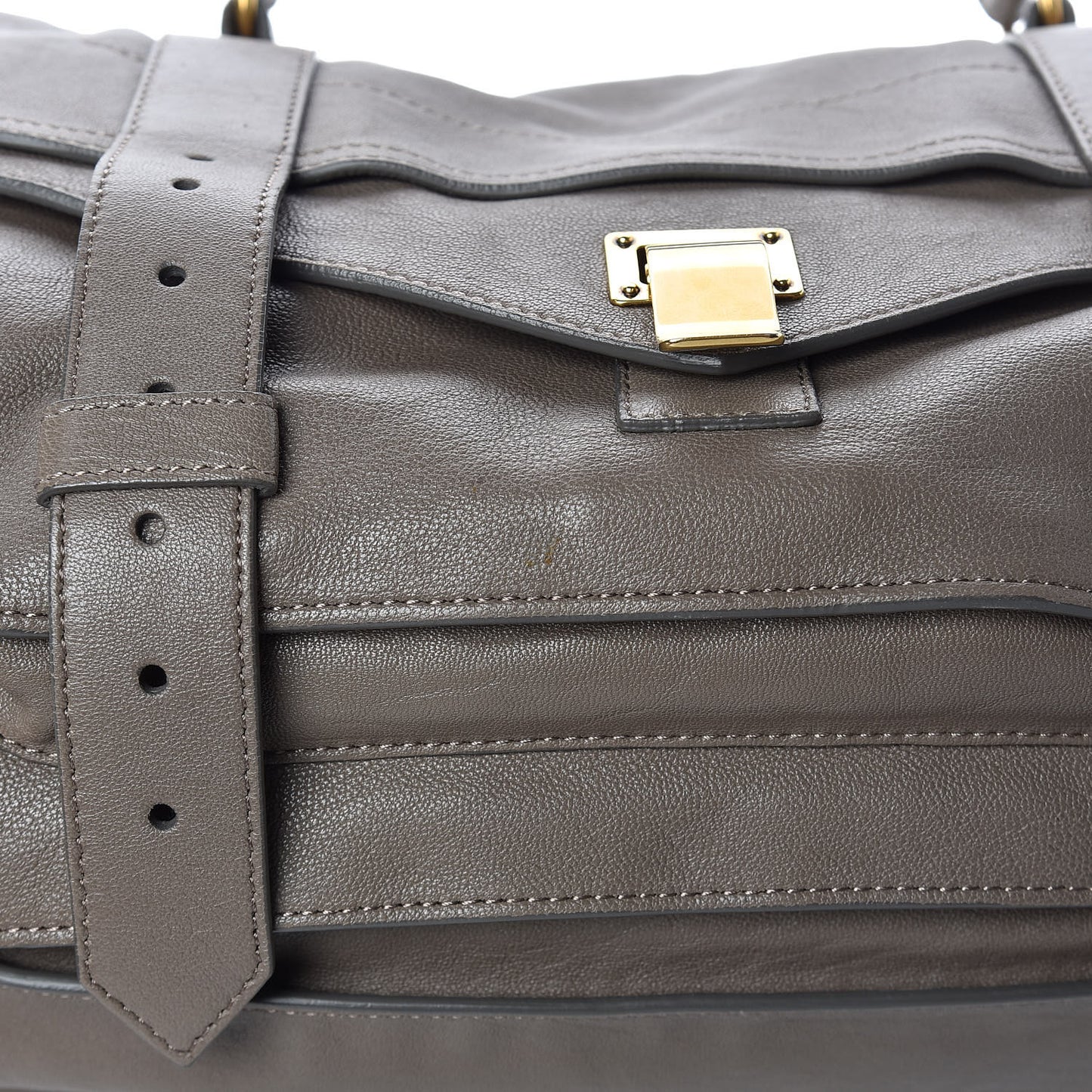Lambskin Medium PS1 Satchel Smoke