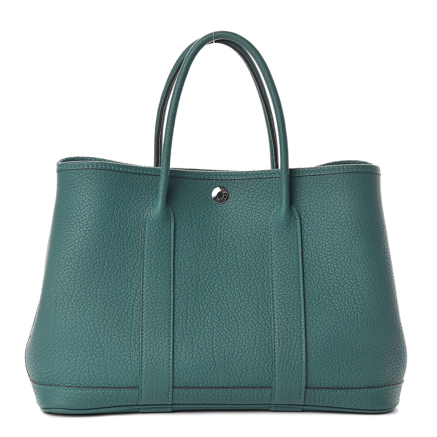 Hermes Negonda Garden Party Tote 30 TPM Malachite 1 of 10