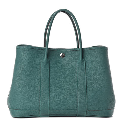 Hermes Negonda Garden Party Tote 30 TPM Malachite 1 of 10