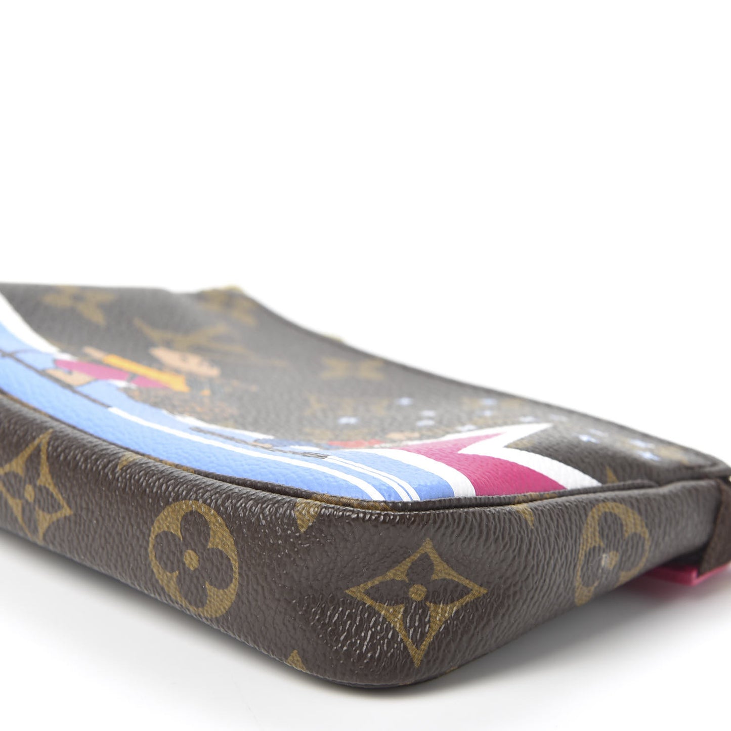 Monogram 2018 Christmas Animation Mini Bears Pochette Accessories