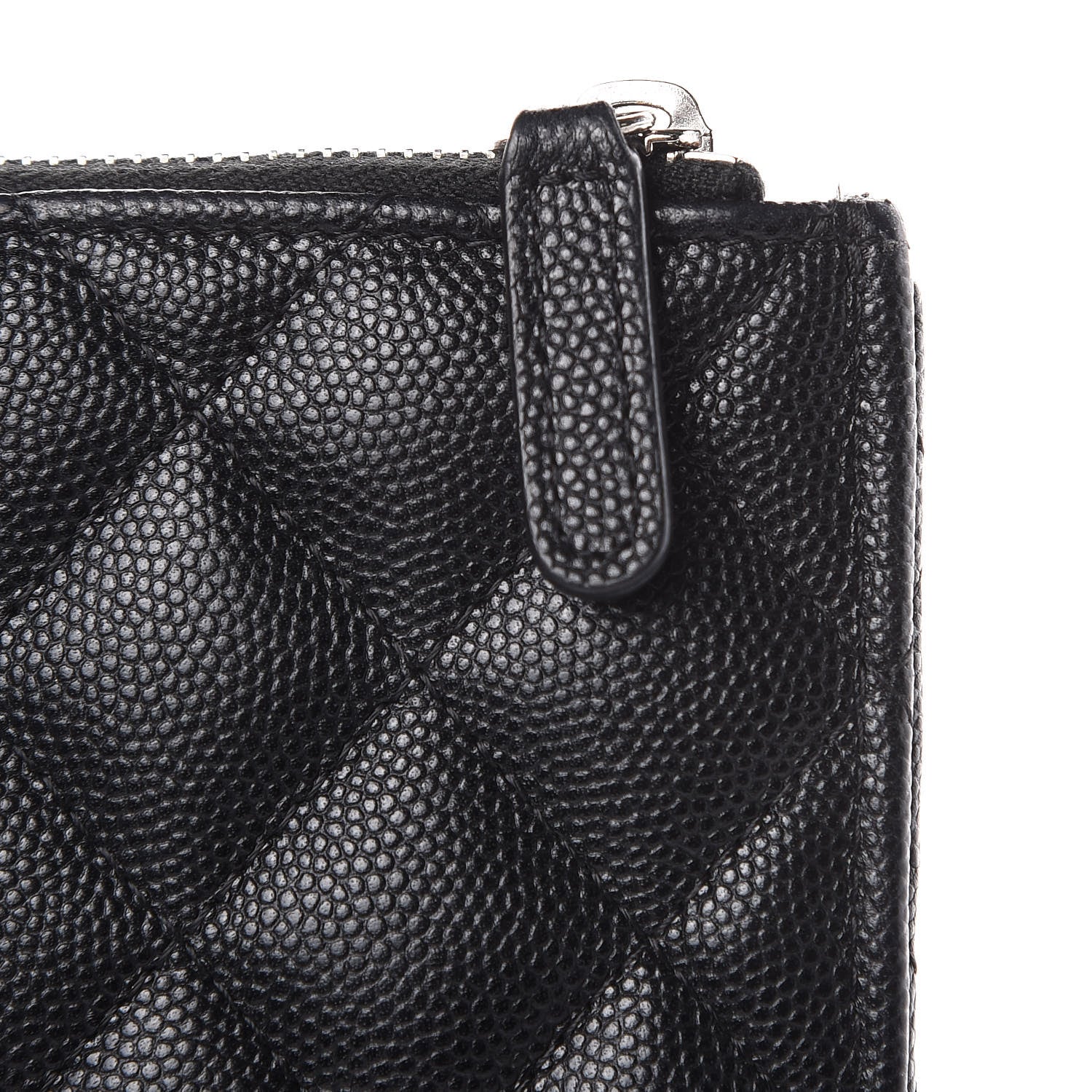 Chanel Caviar Quilted Classic Zip Pouch Black 10 of 11