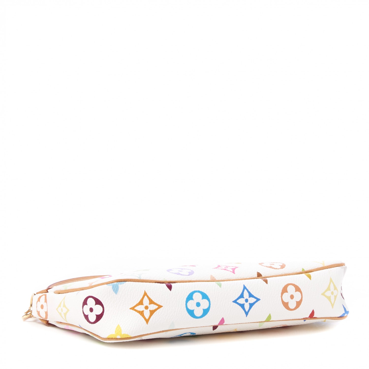 Louis Vuitton Monogram Multicolor Pochette Accessories White 3 of 7