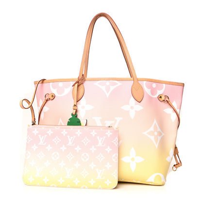Louis Vuitton Monogram Giant By The Pool Neverfull MM Light Pink 1 of 15