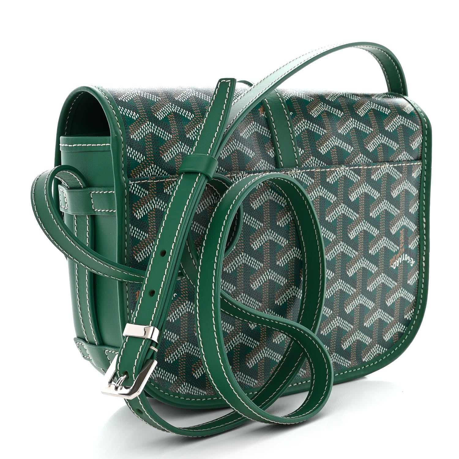 Goyard Goyardine Belvedere II PM Messenger Bag Green 3 of 10