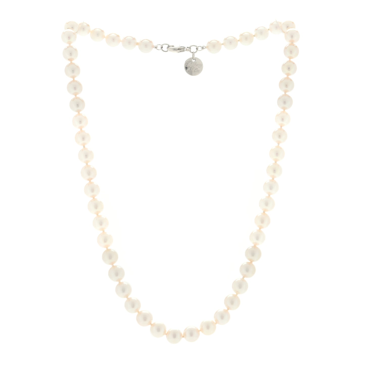 18K White Gold Akoya Pearl 6.5-7mm Essential Necklace