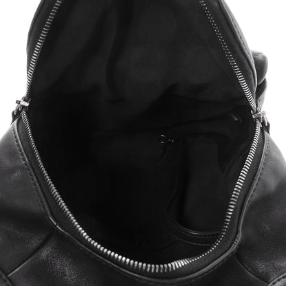 Chanel Lambskin Quilted Backpack Black 6 of 8