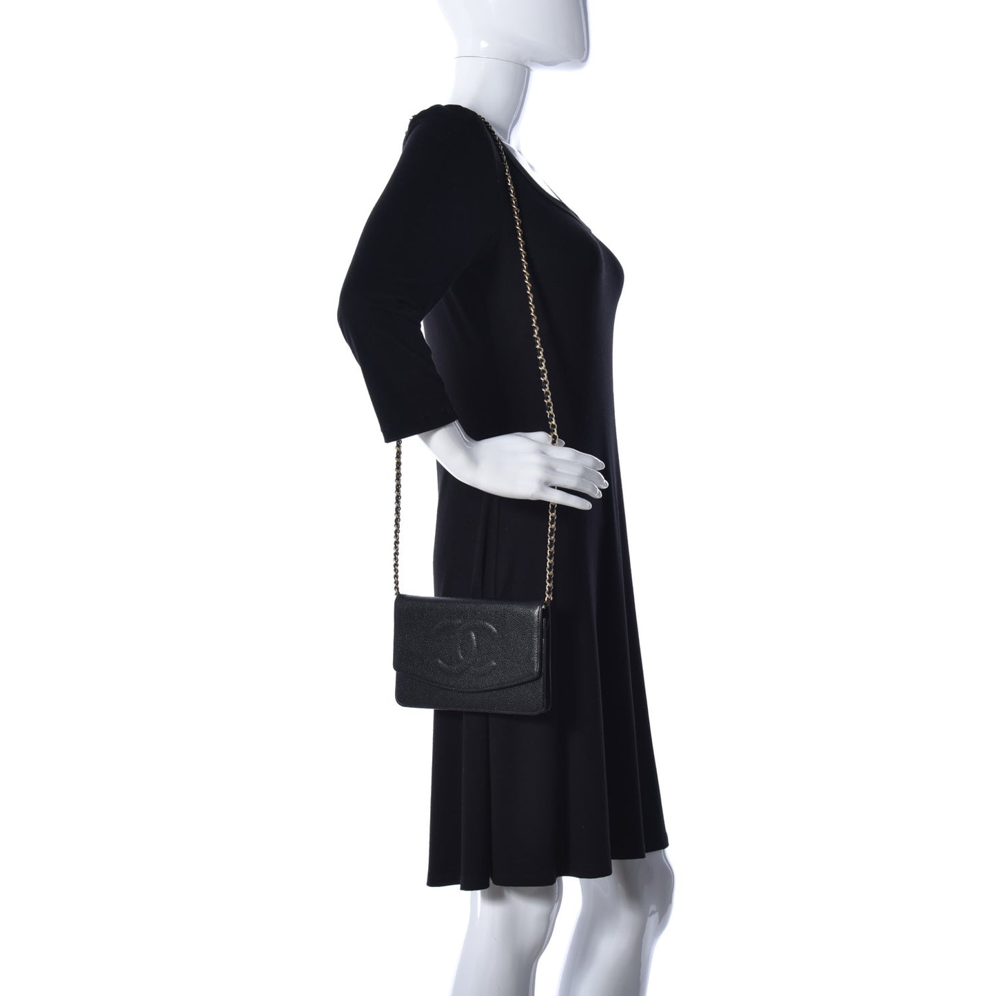 Caviar Timeless CC Wallet On Chain WOC Black