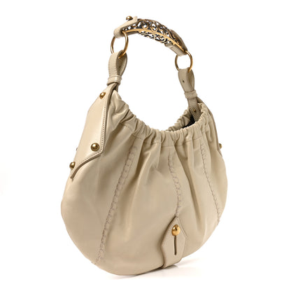 Saint Laurent Calfskin Vincennes Mombasa Hobo White 3 of 10