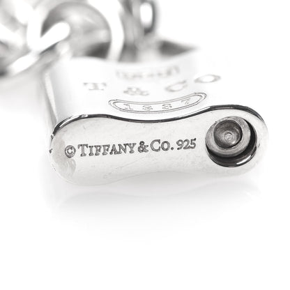 Tiffany Sterling Silver 1837 Lock Charm Necklace 5 of 6