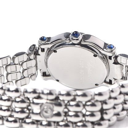 Chopard Stainless Steel 5 Diamond 26mm Happy Sport Quartz Watch Navy 5 of 6