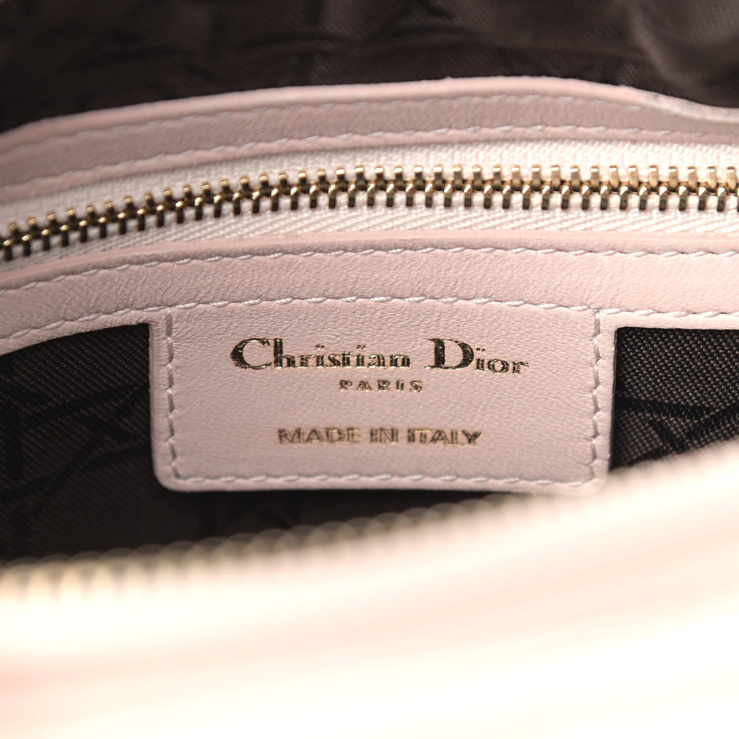 Lambskin Cannage Medium Lady Dior Light Pink