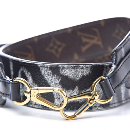 Louis Vuitton Monogram Animal Bandouliere Shoulder Strap Grey 6 of 8