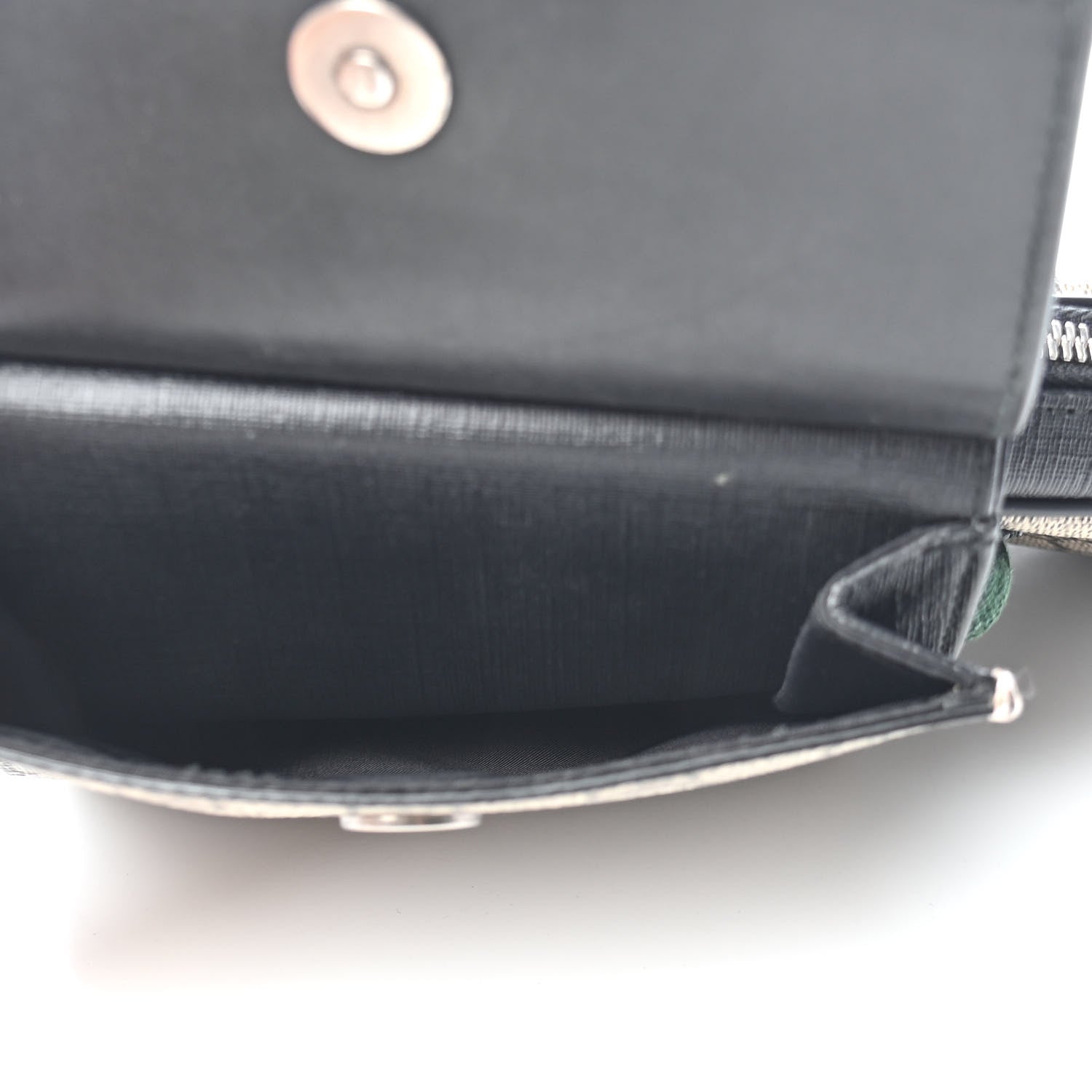 Gucci GG Supreme Monogram Web Belt Bag Black 6 of 12