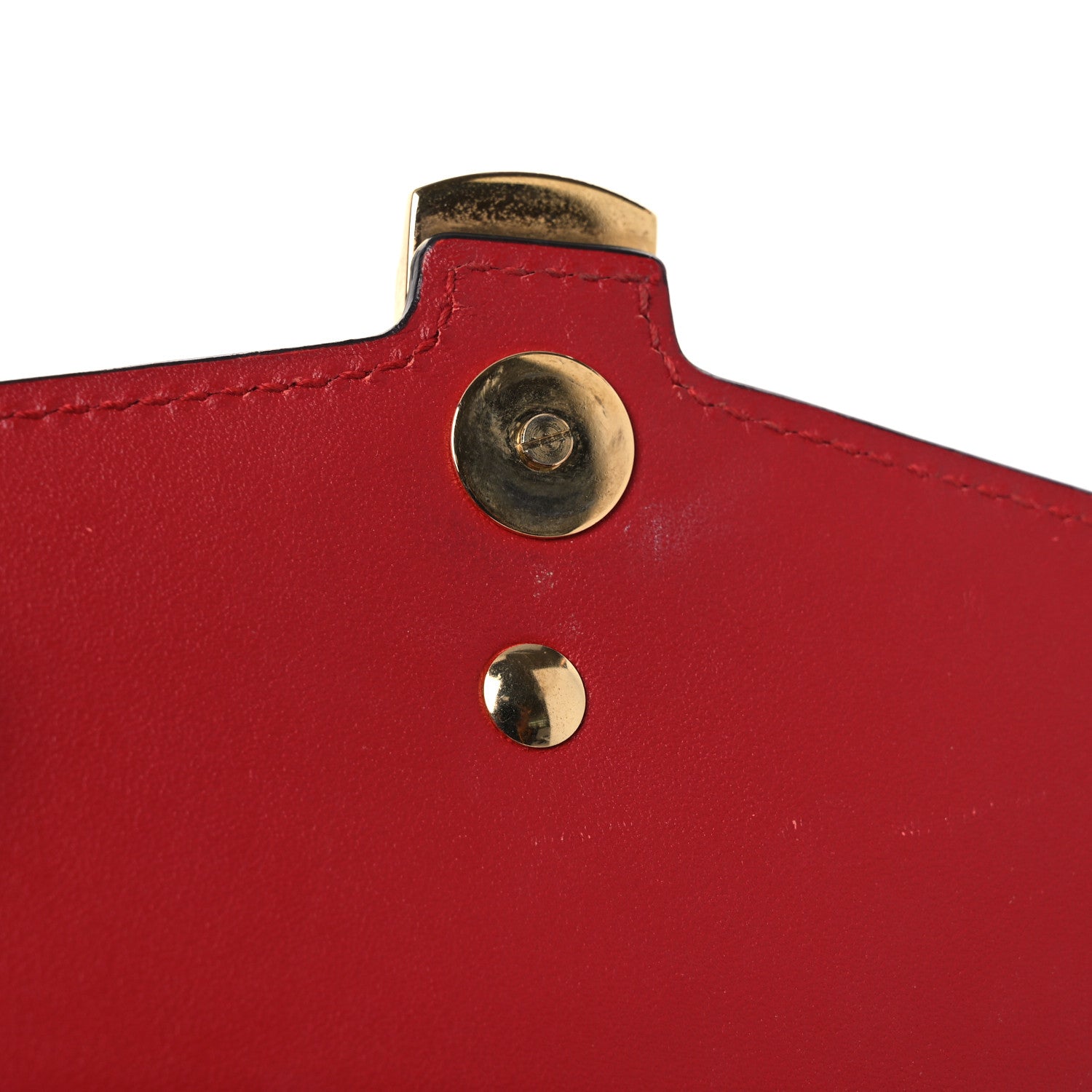 Gucci Calfskin Super Mini Sylvie Chain Shoulder Bag Hibiscus Red 13 of 14