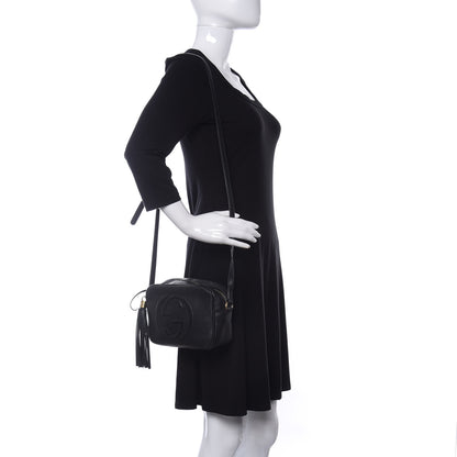 Gucci Pebbled Calfskin Small Soho Disco Bag Black 2 of 9