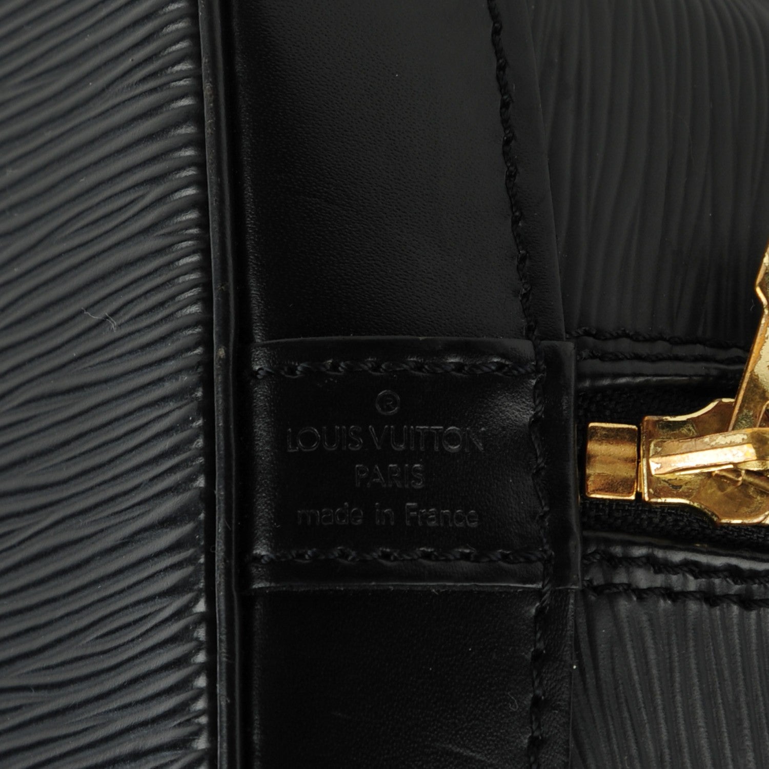 Louis Vuitton Epi Alma PM Black 6 of 7