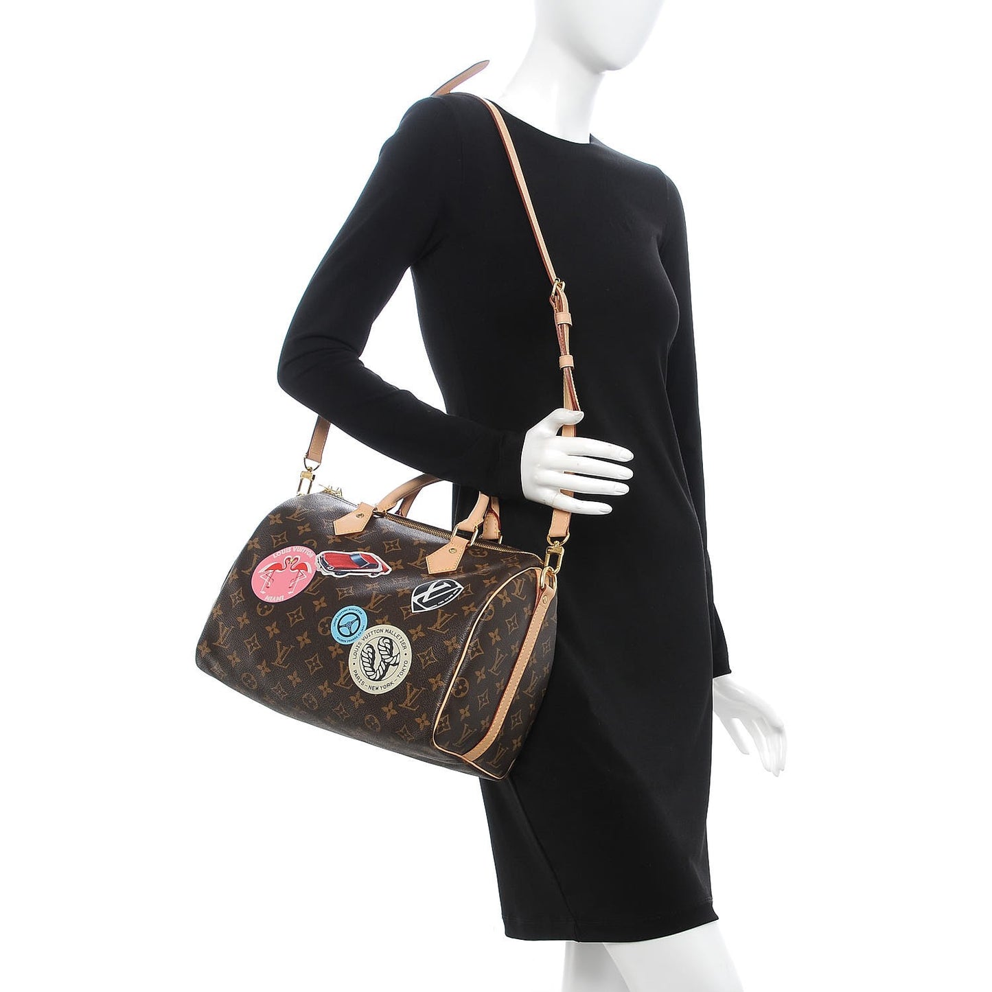 Monogram World Tour Speedy Bandouliere 30