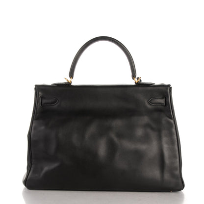 Hermes Veau Gulliver Kelly 35 Retourne Black 4 of 23