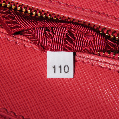 Prada Saffiano Lux Mini Double Zip Tote Tamaris 7 of 9
