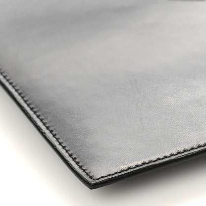 Burberry Smooth Calfskin TB Patch Zip Pouch Black Multicolor 6 of 7