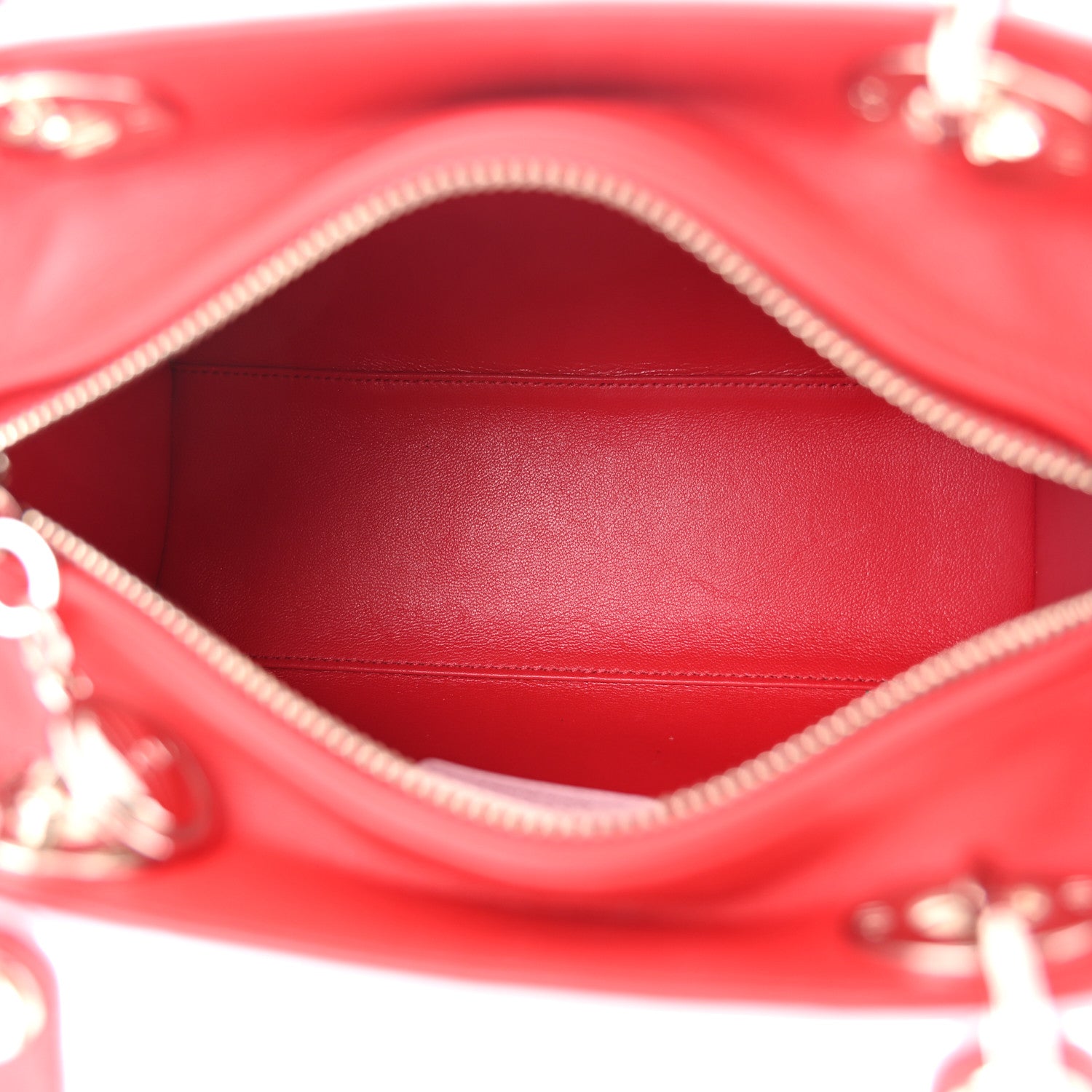 Christian Dior Smooth Calfskin Embroidered Medium Lady Dior Pink Multicolor 5 of 10