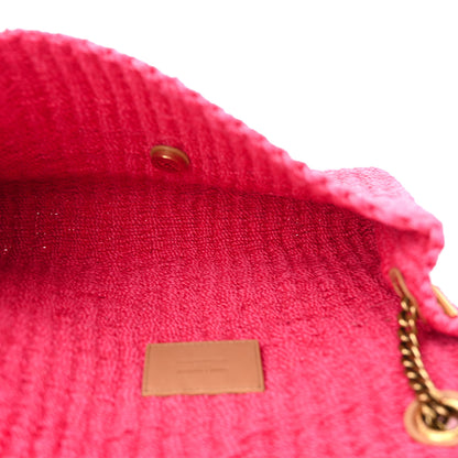 Saint Laurent Raffia Medium Monogram Kate Satchel Pink Glow 5 of 11