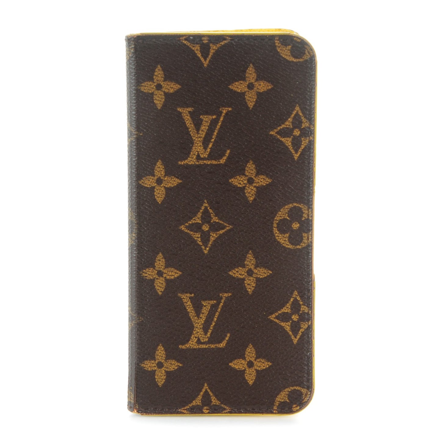 Monogram iPhone 6 Plus Folio Case Yellow