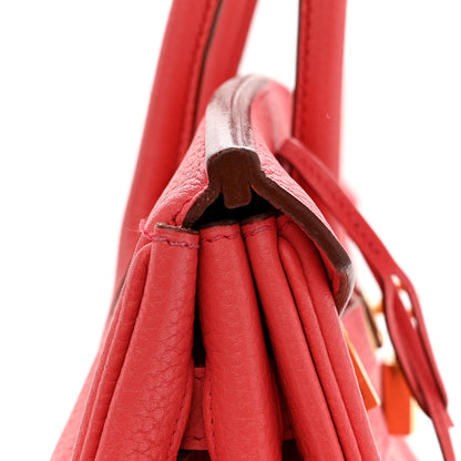 Hermes Taurillon Clemence Birkin 35 Rose Jaipur 11 of 13