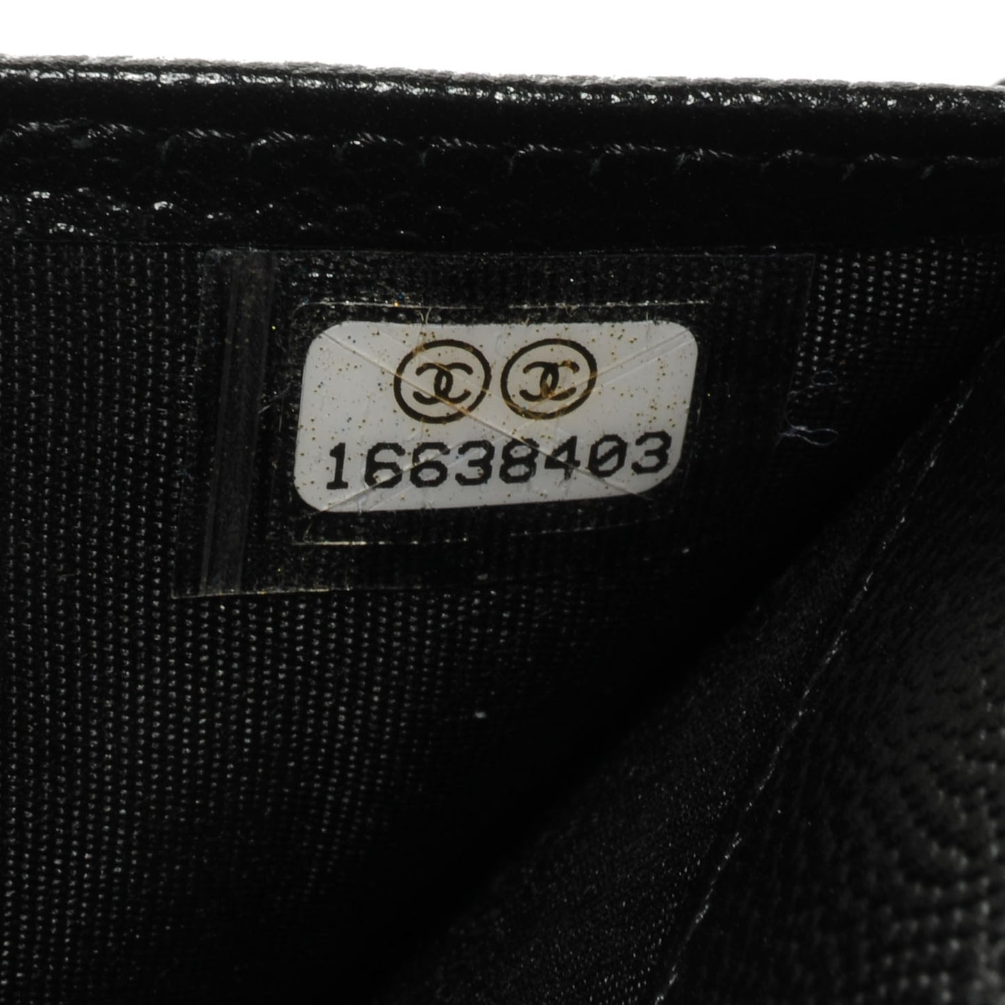 Caviar Sevruga Large Zip Around Wallet Black