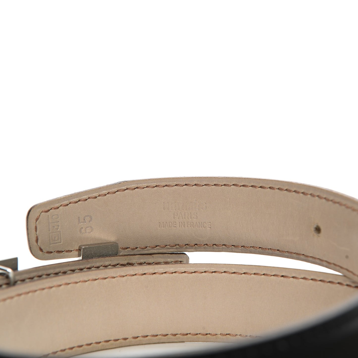 Box Swift 24mm Constance H Belt 65 Black Beige Rose