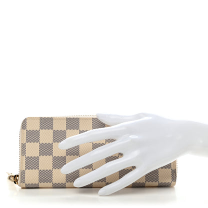 Louis Vuitton Damier Azur Clemence Wallet 2 of 8