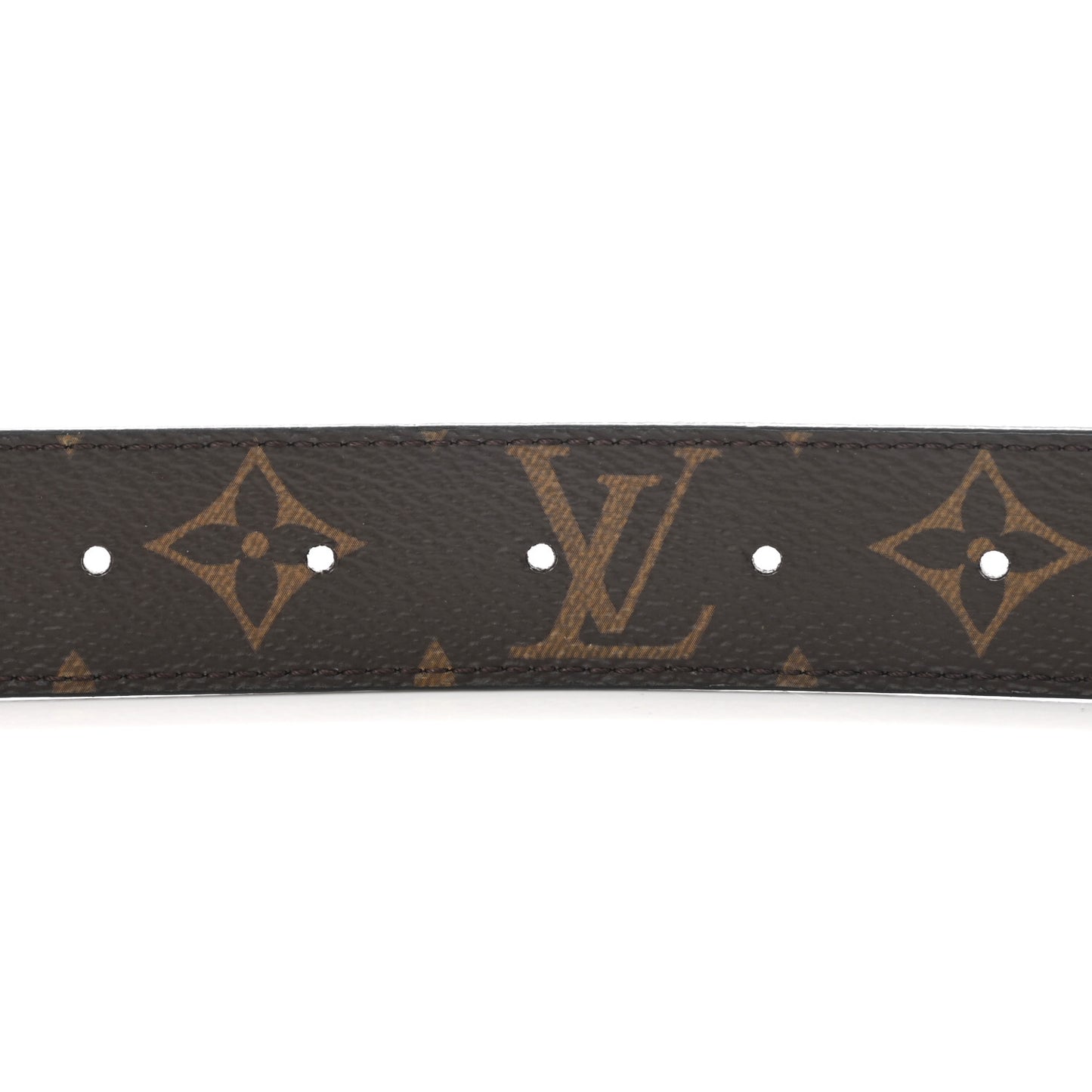 Calfskin Monogram 30mm LV Initiales Reversible Belt 90 36 Black
