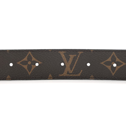 Louis Vuitton Calfskin Monogram 30mm LV Initiales Reversible Belt 90 36 Black 4 of 5