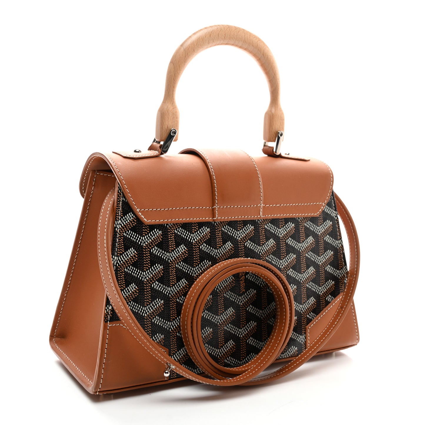 Goyardine Structure Mini Saigon Black Gold