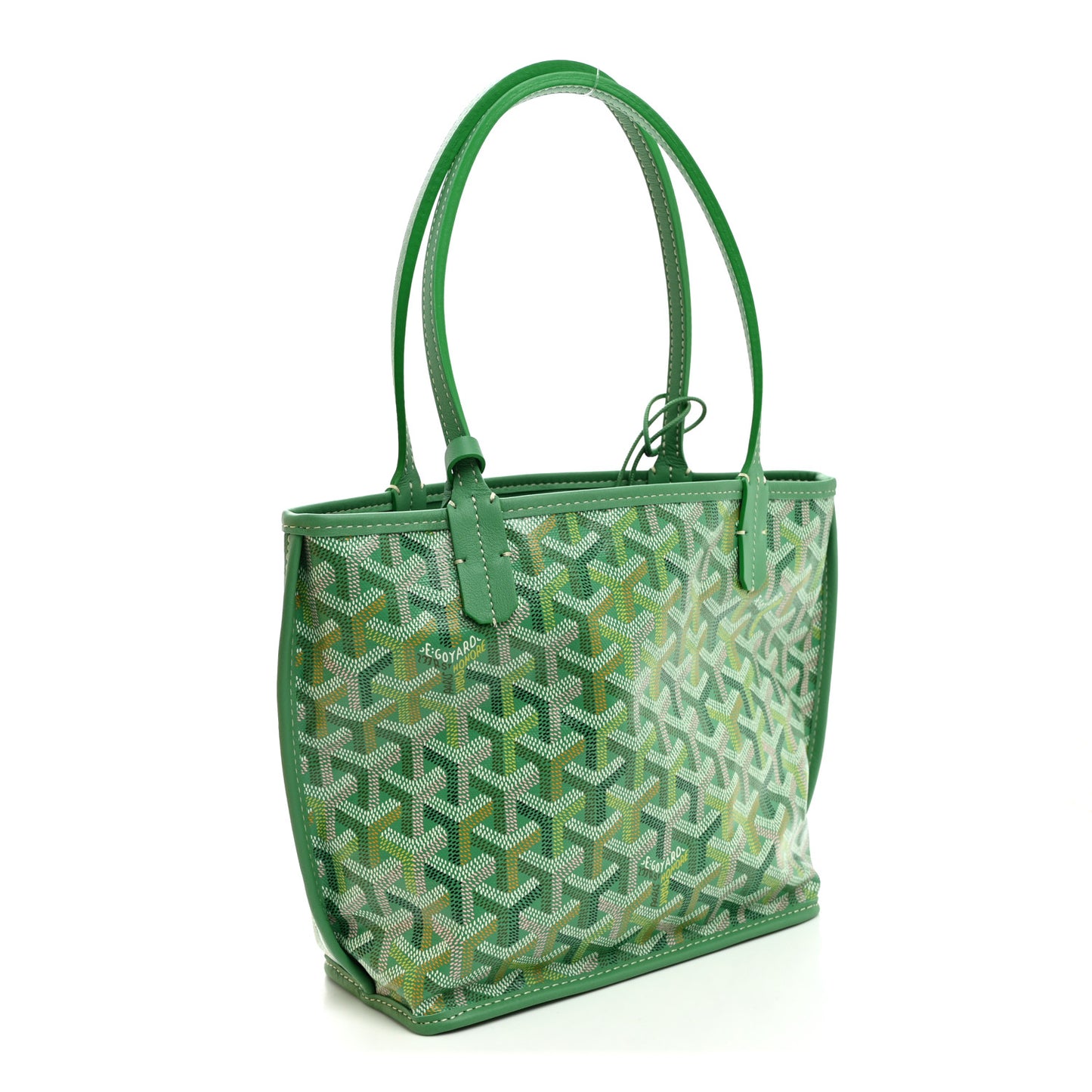 Goyardine Reversible Mini Anjou Meadow Green