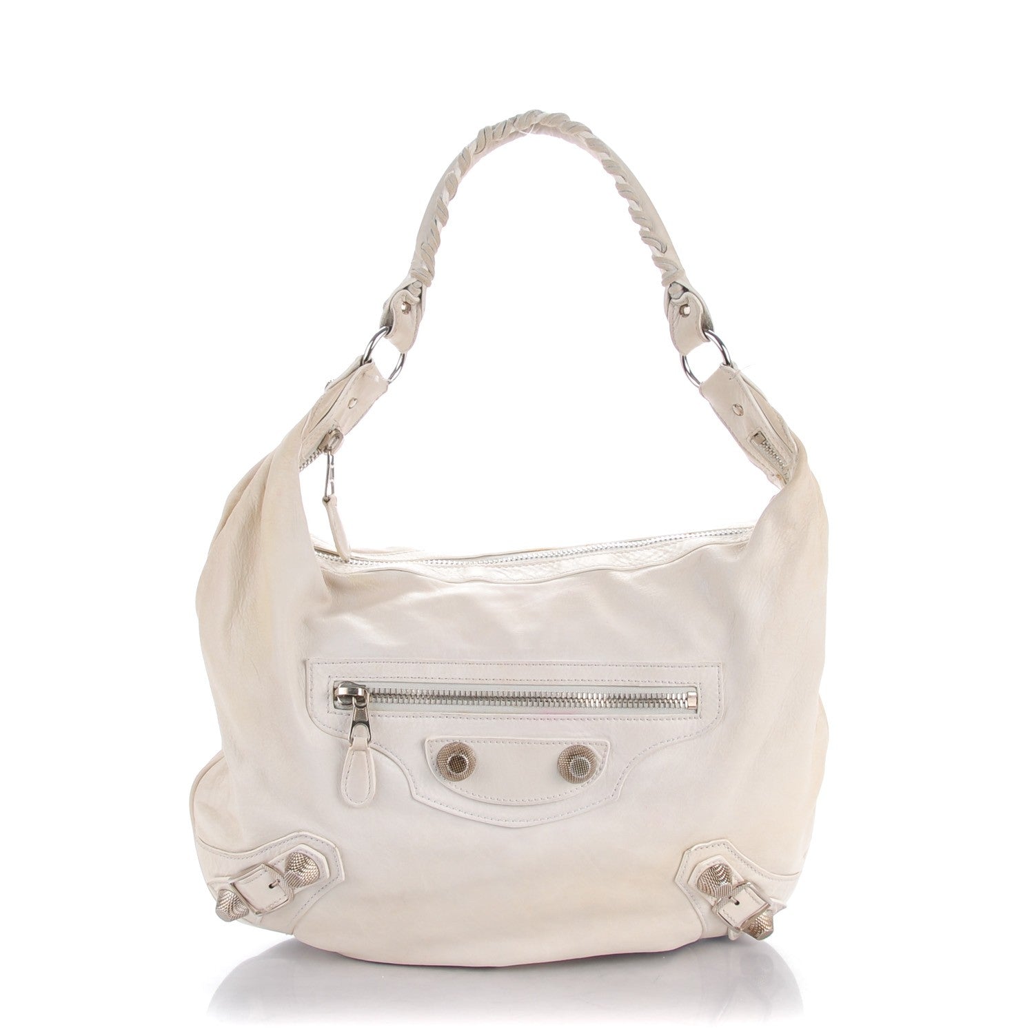 Balenciaga Chevre Giant 21 Silver Hardware Hobo Natural 1 of 11