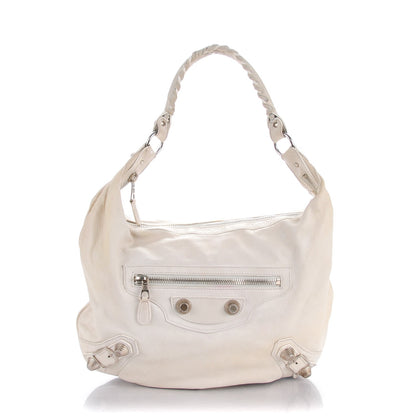 Balenciaga Chevre Giant 21 Silver Hardware Hobo Natural 1 of 11