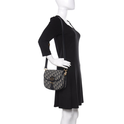 Christian Dior Oblique Medium Bobby Flap Blue 2 of 10