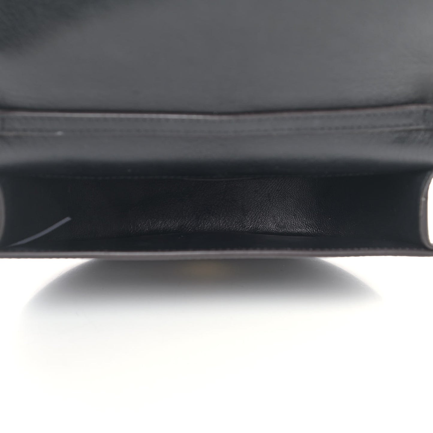 Calfskin Small Nile Bracelet Minaudiere Bag Black
