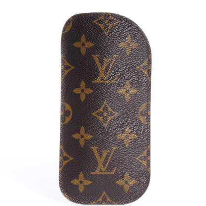 Louis Vuitton Monogram Etui Lunettes Plat Eyeglass Case 1 of 6