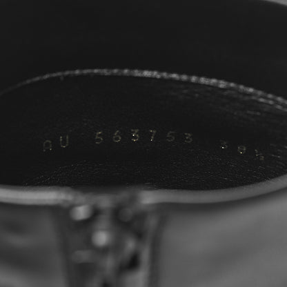 Saint Laurent Nappa Vendome Opyum 110 Ankle Boots 38.5 Black 7 of 9
