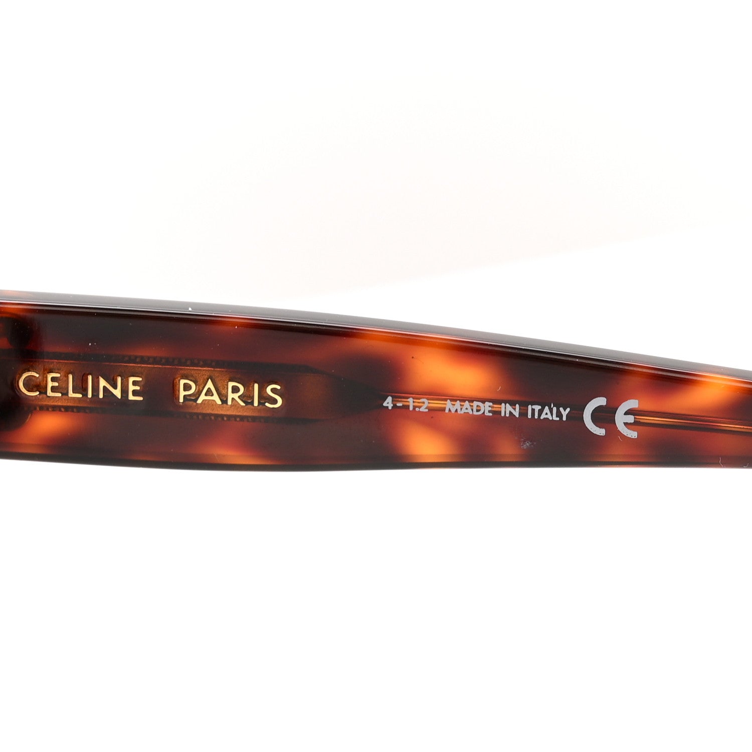 Celine Acetate Sunglasses CL40204F Tortoise 5 of 7